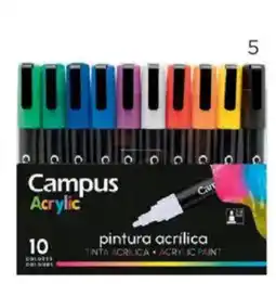 Hipercor Pack de 10 rotuladores Acrylic oferta