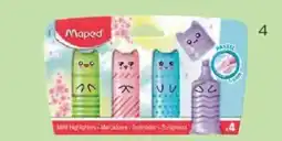 Hipercor Pack de 4 marcadres pastel mini oferta