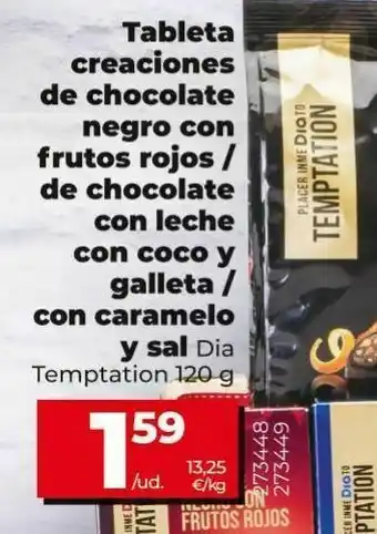 Dia Tableta creaciones de chocolate oferta