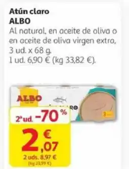 Alcampo ALBO Atún claro oferta