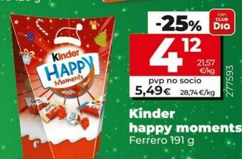 Dia Chocolate kinder oferta