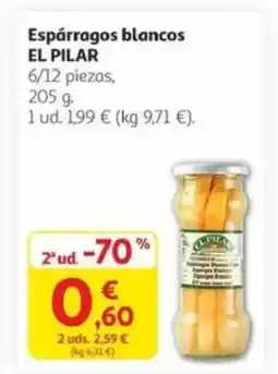 Alcampo EL PILAR Espárragos blancos oferta