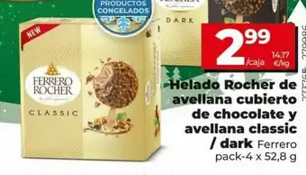 Dia Helados ferrero rocher oferta