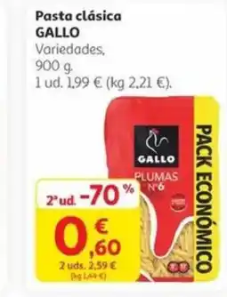 Alcampo GALLO Pasta clásica oferta