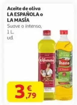 Alcampo LA ESPAÑOLA O LA MASÍA Aceite de oliva oferta