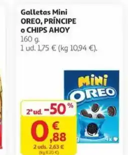 Alcampo OREO, PRÍNCIPE O CHIPS AHOY Galletas Mini oferta