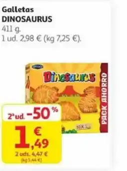 Alcampo DINOSAURUS Galletas oferta