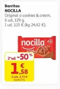 Alcampo NOCILLA Barritas oferta