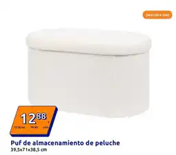 Action Puf de almacenamiento de peluche oferta