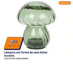 Action Lámpara con forma de seta Home Accents oferta