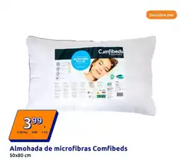 Action Almohada de microfibras Comfibeds 50x80 cm oferta