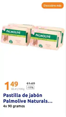 Action PALMOLIVE Pastilla de jabón Naturals oferta