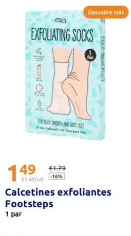 Action Calcetines exfoliantes Footsteps oferta