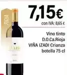 Cash Ifa Viña izadi - vino tinto d.o.ca.rioja crianza oferta