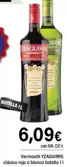 Cash Ifa Yzaguirre - vermouth clásico rojo o blanco oferta