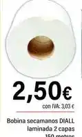 Cash Ifa Diall - bobina secamanos laminada 2 capas oferta
