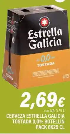 Cash Ifa Estrella galicia - cerveza tostada 0,0% botellin oferta