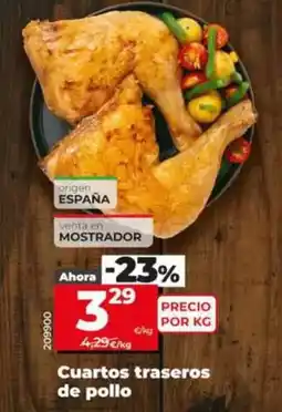 Dia Cuartos traseros de pollo oferta