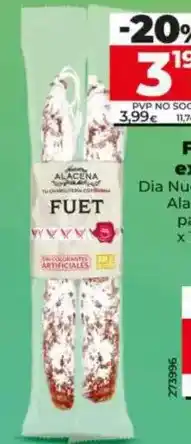 Dia Dia nuestra alacena - fuet extra oferta