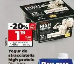 Dia Dia lactea - yogur de stracciatella high protein oferta