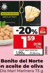 Dia Dia mari marinera - bonito del norte en aceite de oliva oferta