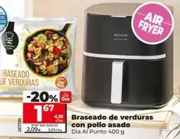 Dia Dia al punto - braseado de verduras con pollo asado oferta