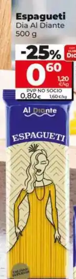 Dia Dia al diante - espagueti oferta