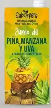 Dia Dia saborfera - zumo de pina, manzana y uva 100% oferta