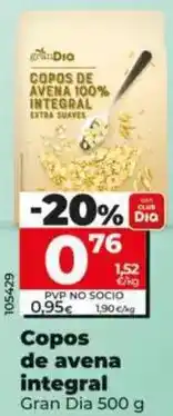 Dia Gran dia - copos de avena integral oferta