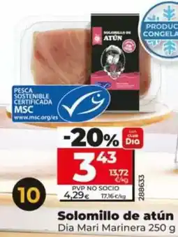Dia Dia mari marinera - solomillo de atun oferta