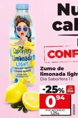 Dia Dia sabofera - zumo de limonada light oferta