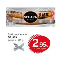 Condis Schara - salsitxes artesanas oferta