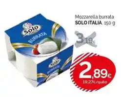 Condis Solo italia - mozzarella burrata oferta