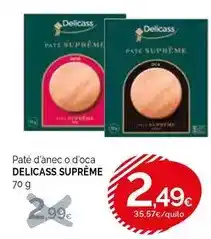 Condis Delicass - patè d'ànec o d'oca oferta