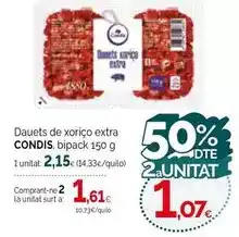 Condis Condis - dauets de xorico extra oferta