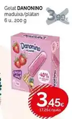 Condis Danonino - gelat maduixa oferta