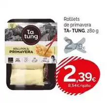 Condis Ta tung - rotllets de primavera oferta