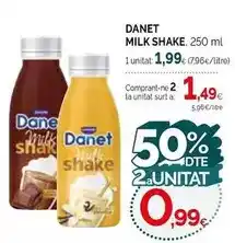 Condis Danet - milk shake oferta