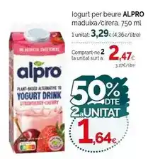Condis Alpro - logurt per beure maduixa oferta