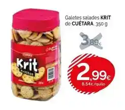 Condis Cuétara - galletas salades oferta