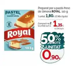 Condis Royal - preparat per a pastis fresco de limon oferta