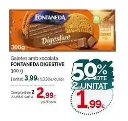 Condis Fontaneda - galetes amb xocolata oferta