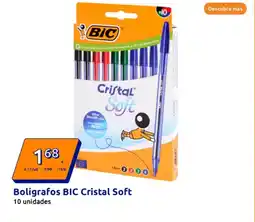 Action BIC Bolígrafos Cristal Soft oferta