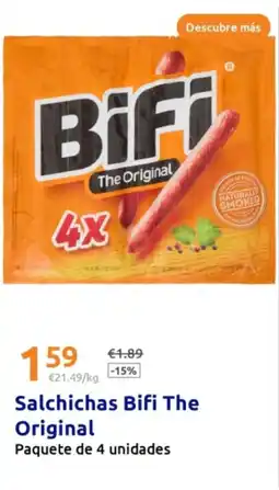 Action BIFI Salchichas The Original oferta