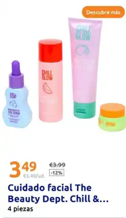 Action Cuidado facial The Beauty Dept. Chill & oferta