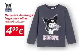 KIK Camiseta de manga larga para niñas oferta