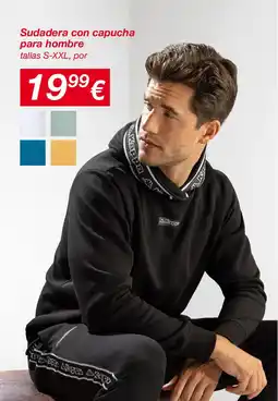 KIK Sudadera con capucha para hombre oferta