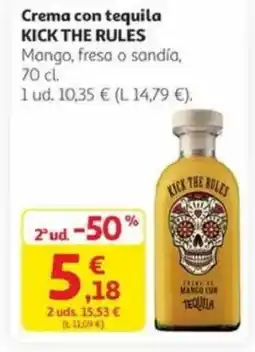 Alcampo KICK THE RULES Crema con tequila oferta