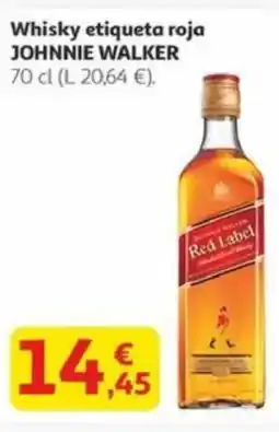Alcampo JOHNNIE WALKER Whisky etiqueta roja oferta