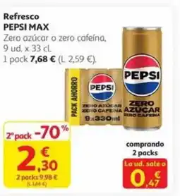 Alcampo PEPSI MAX Refresco oferta